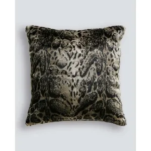 African Leopard Cushion (Faux Fur)