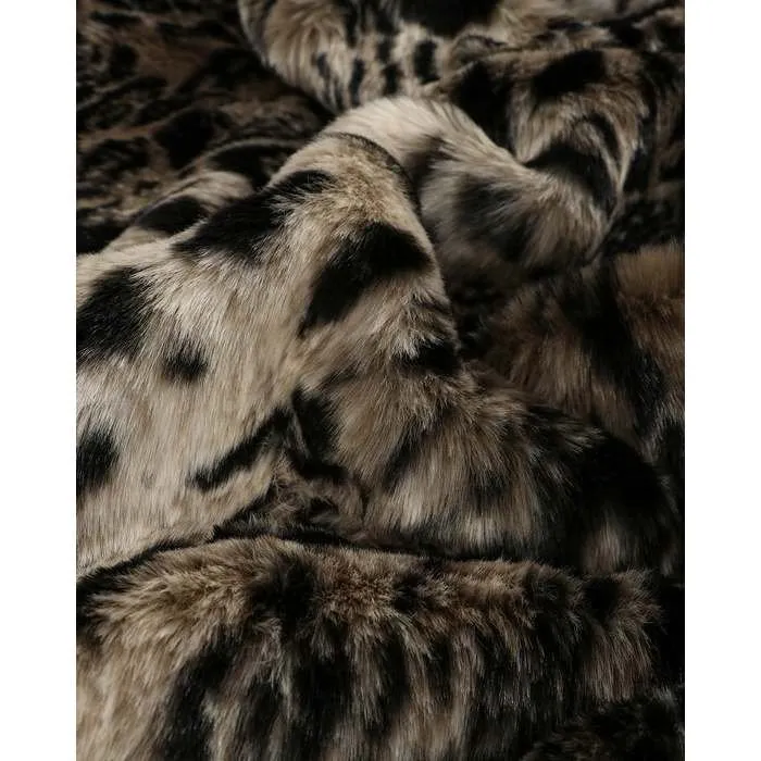 African Leopard Cushion (Faux Fur)