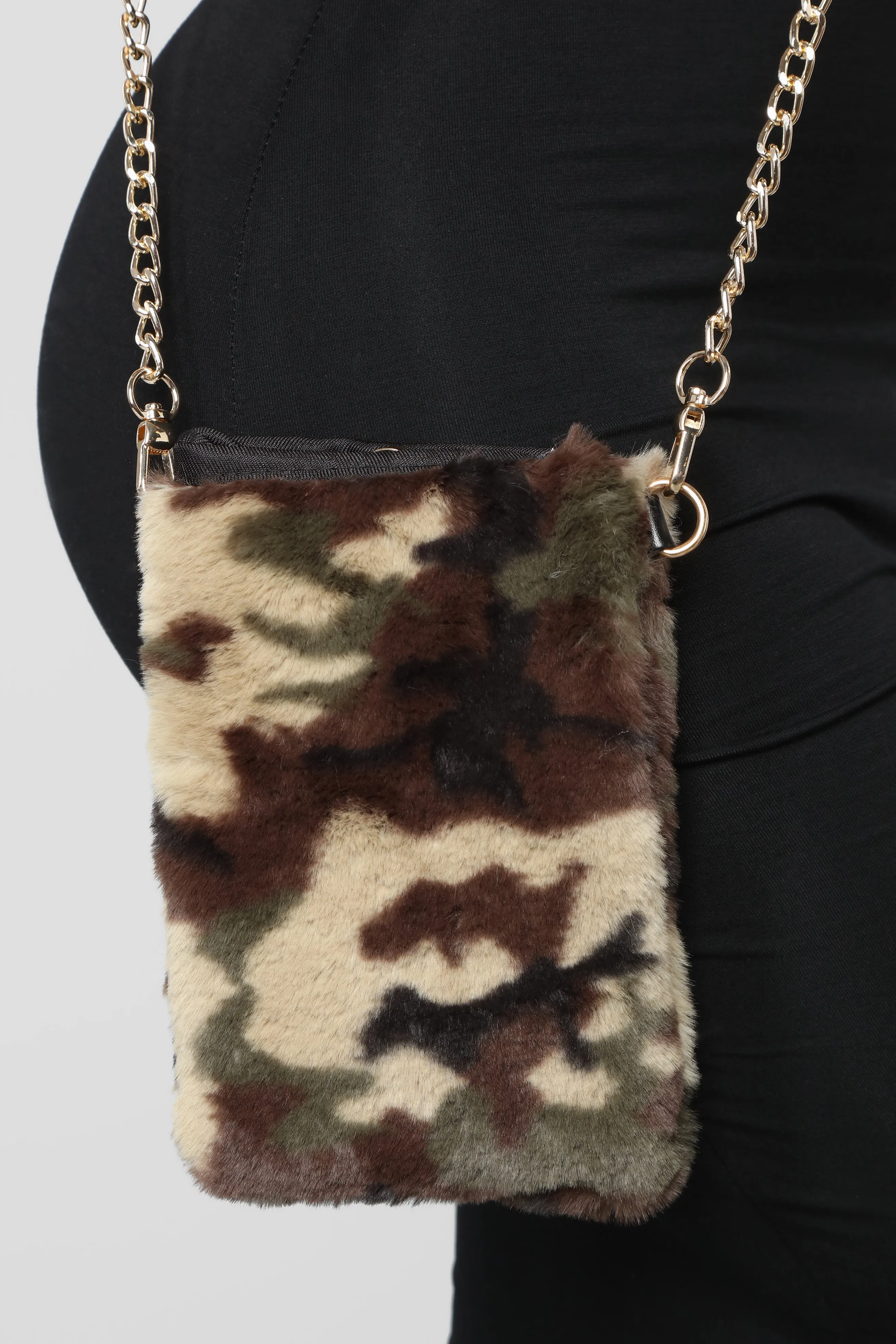 All Fur Love Crossbody Bag - Camouflage