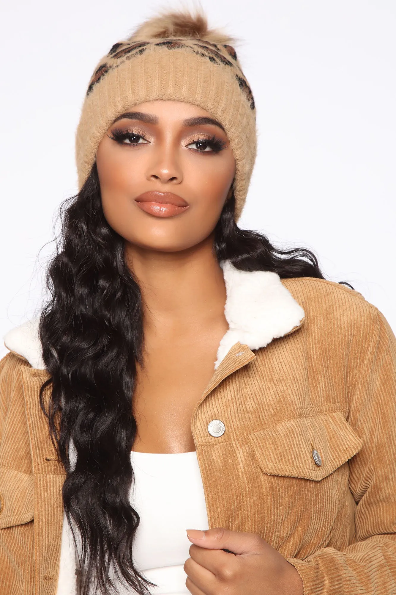 Always Wildin' Beanie - Brown/combo