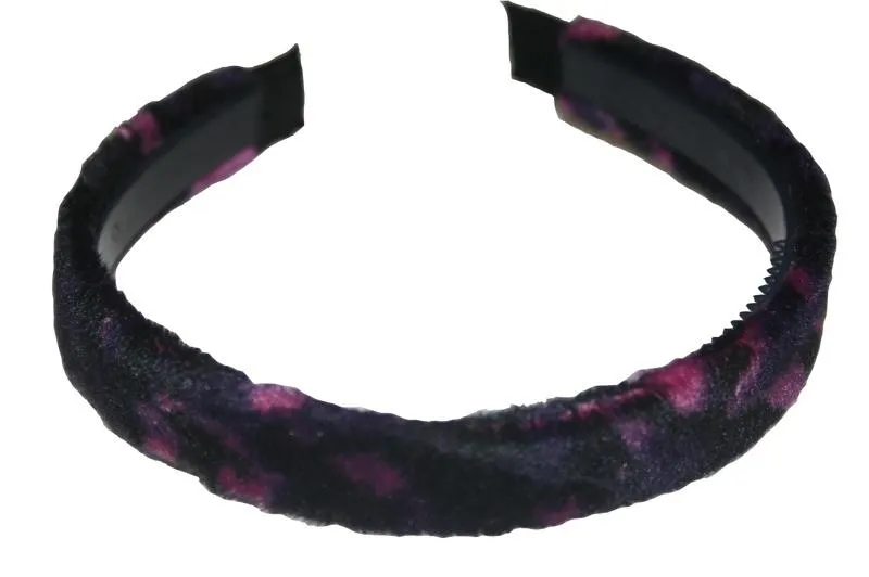 Animal Print Furry Hair Band (Various Colours)