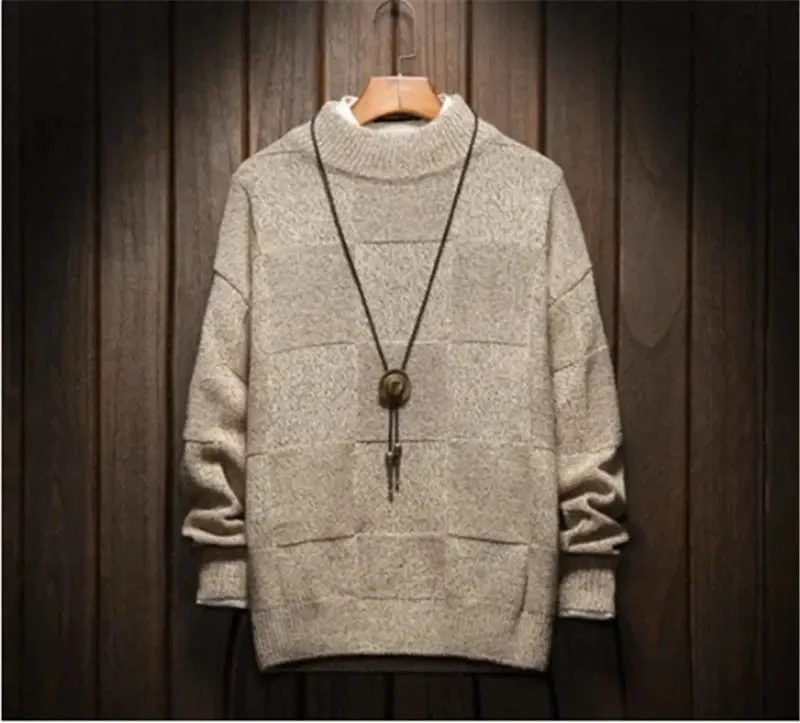 Autumn And Winter Loose Half Turtleneck Sweater