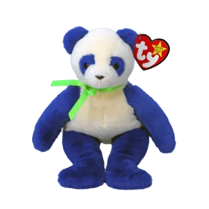 Beanie Babies: Domino Blue and White Panda Regular