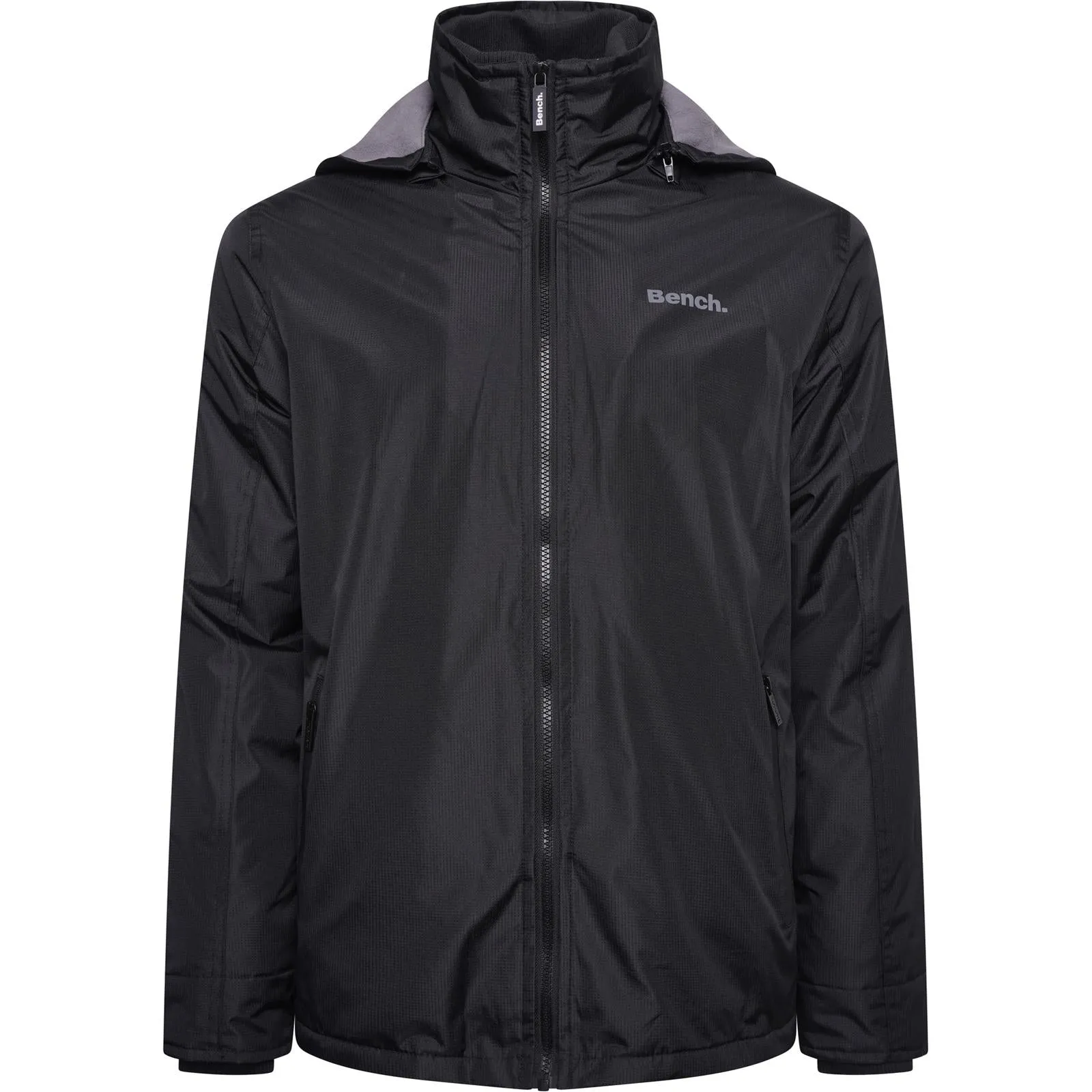 Bench Mens Hawn Ripstop Double Zip Fleece Jacket