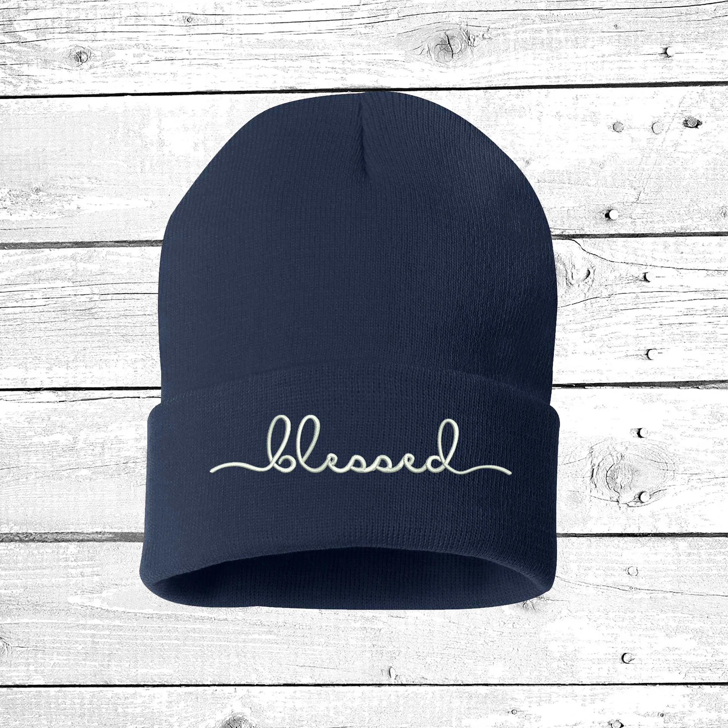 Blessed Cuffed Beanie Hat