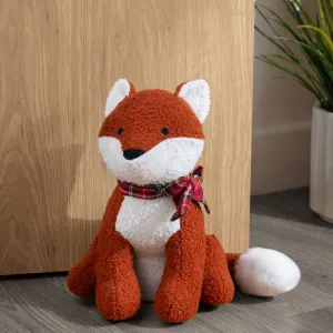 Boucle Fox Door Stop Rusty Orange