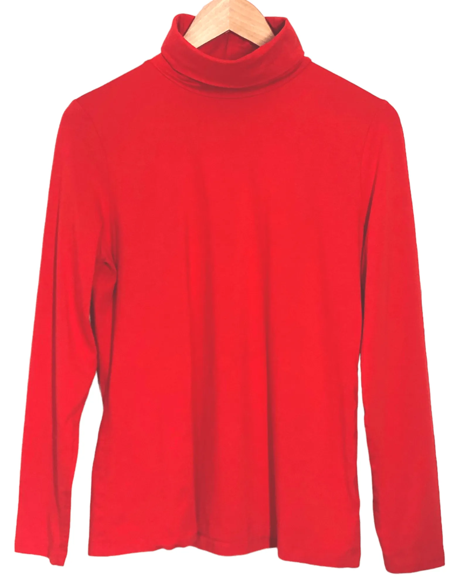 Bright Spring Firethorn Turtleneck Shirt