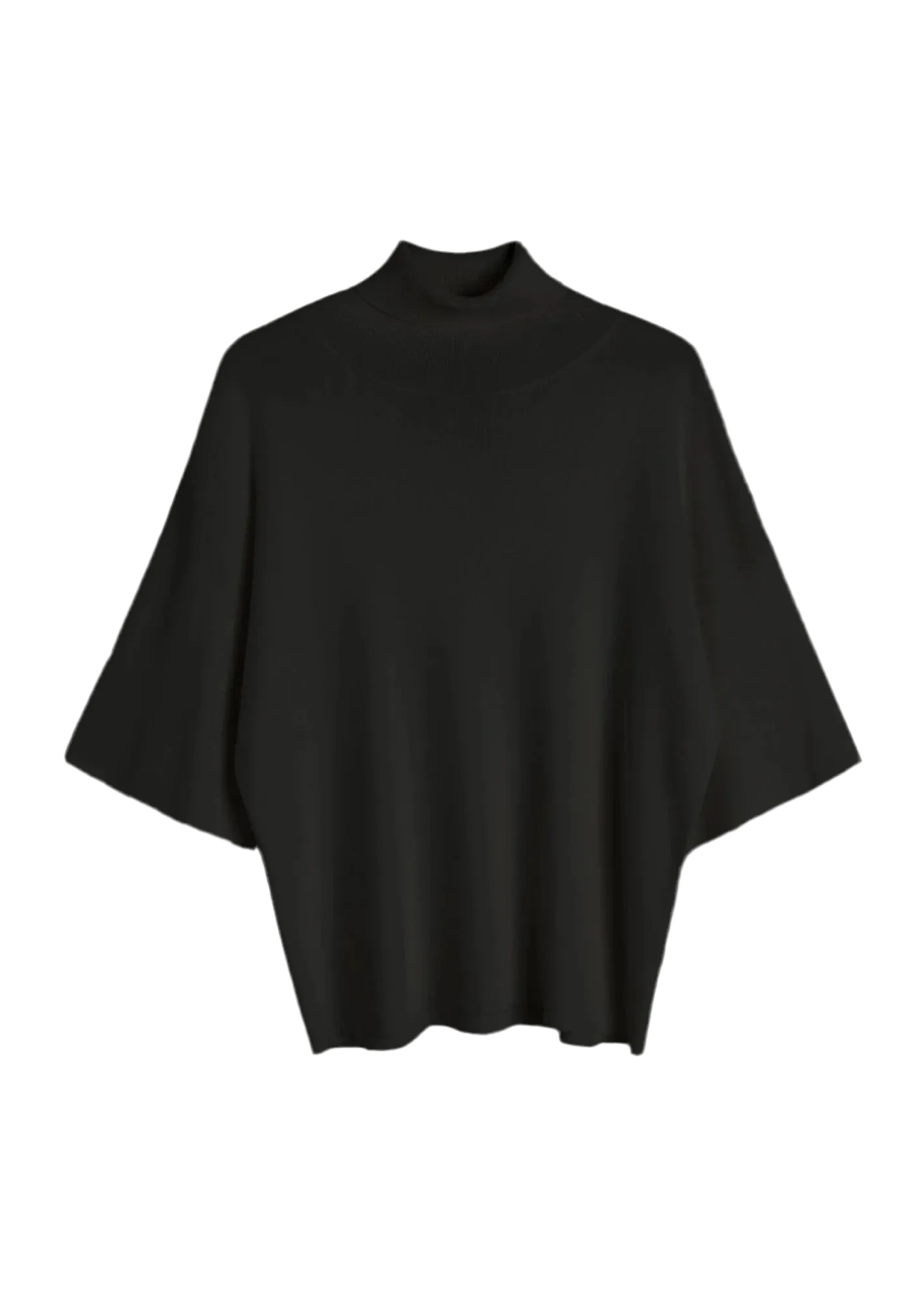 BRITTANY KNIT T-SHIRT | BLACK