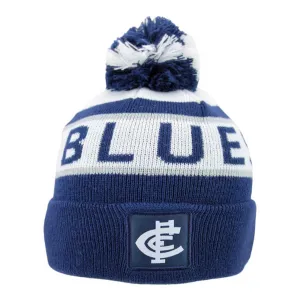 Burley Carlton Blues AFL YOUTH Beanie