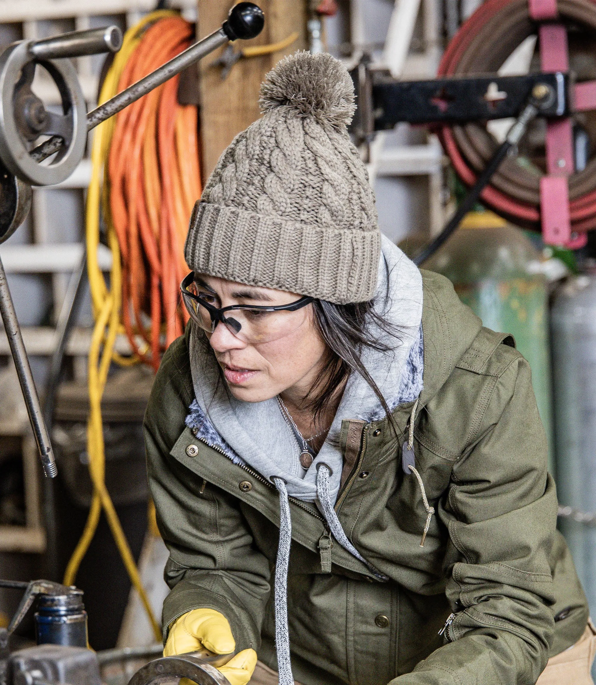 Cable Knit Hat