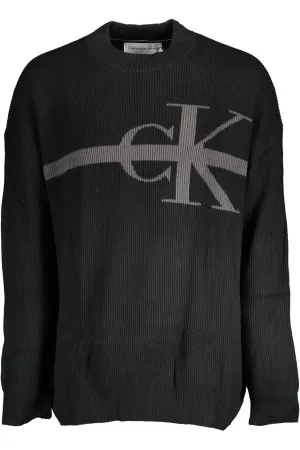 Calvin Klein Black Man Jersey - Brand New From Italy