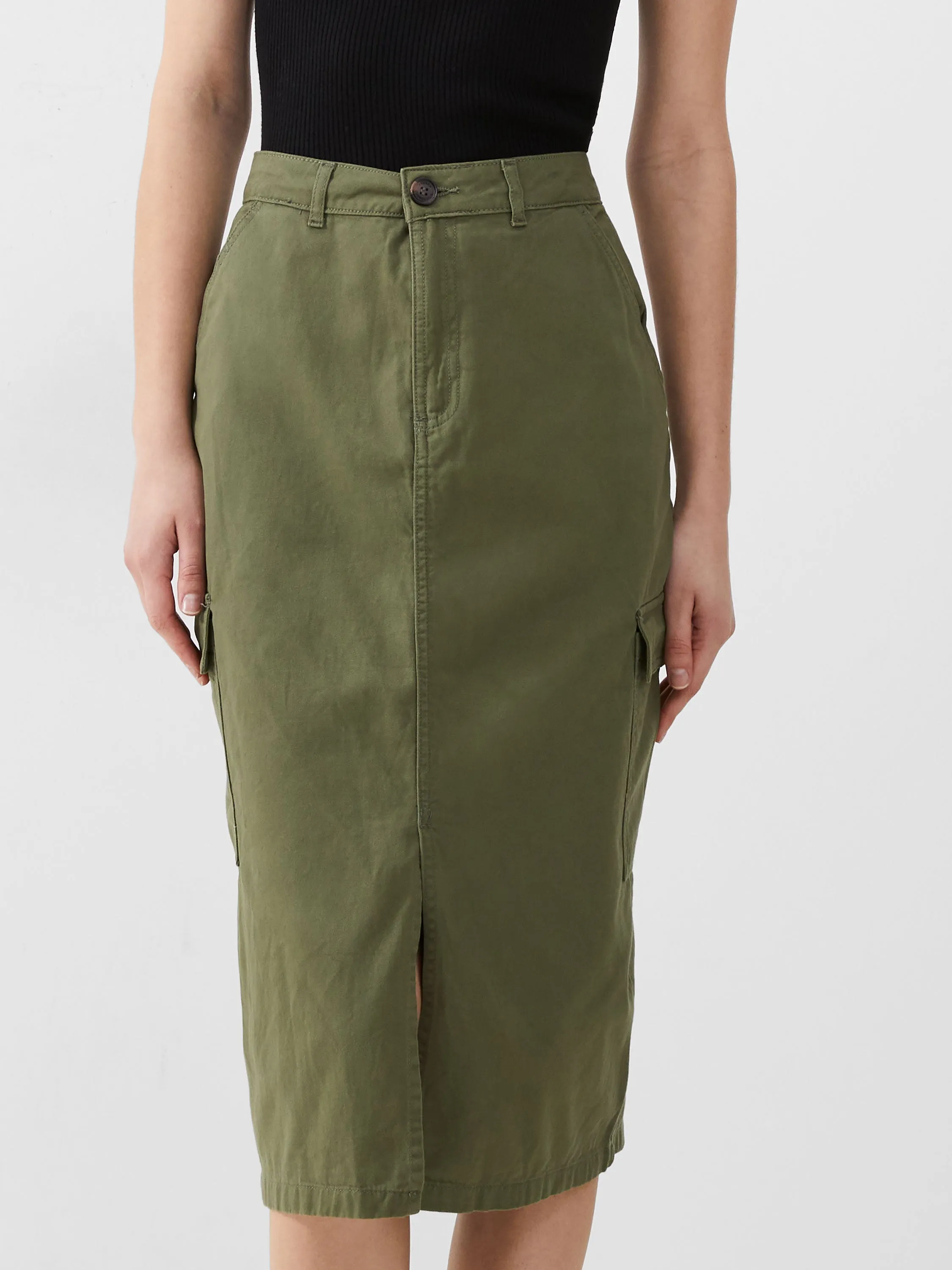 Cargo Midi Skirt