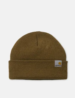 Carhartt-WIP Stratus Low Beanie Hat - Hamilton Brown