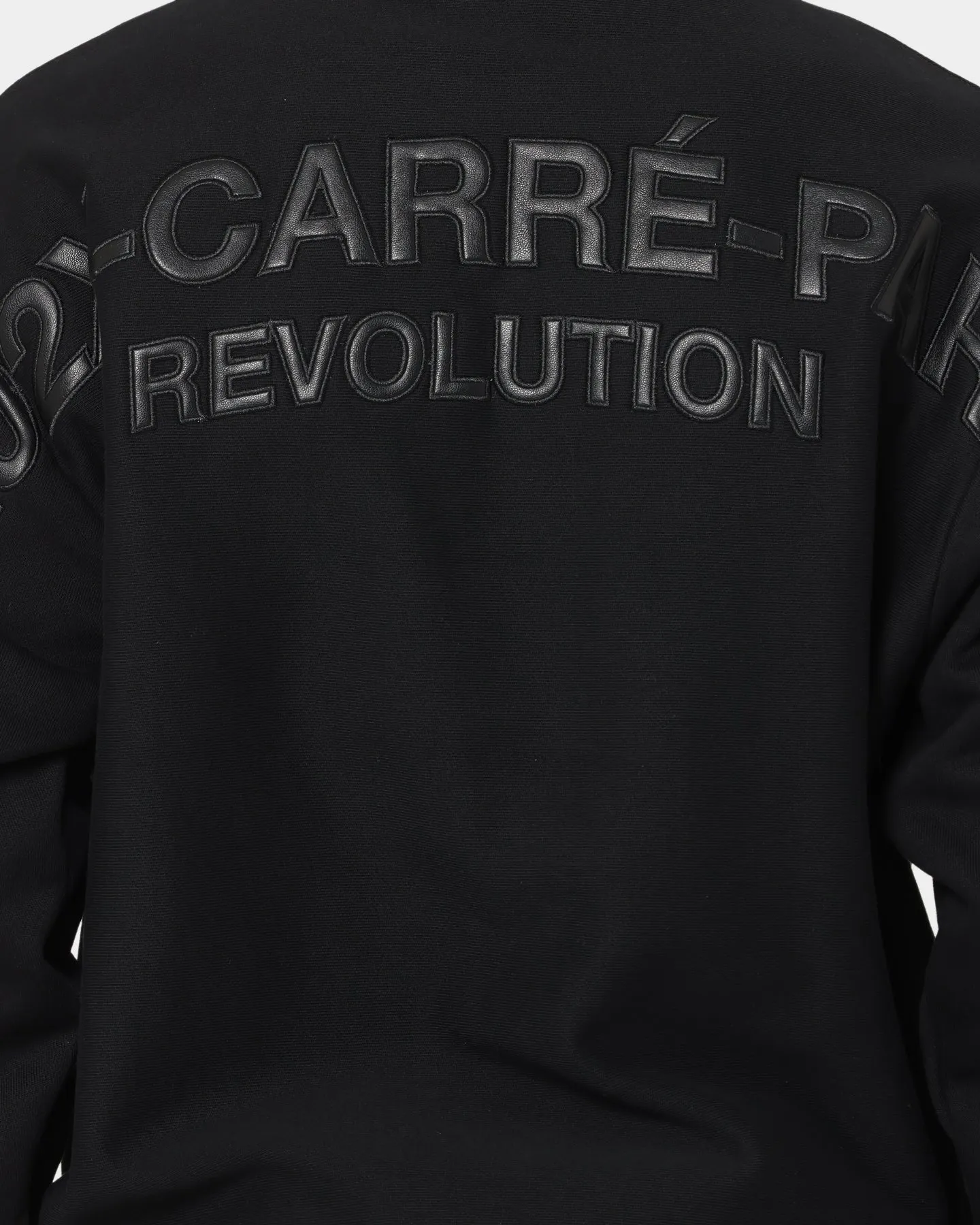 Carré 202X Mock Oversized Crewneck Black