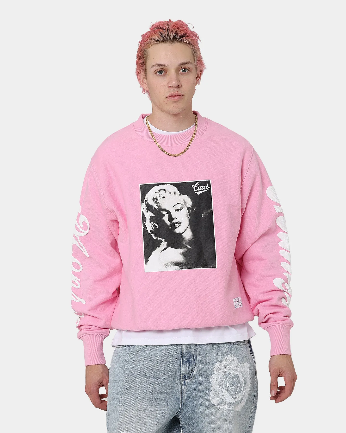 Carré X Marilyn Monroe Marilyn Monroe Crewneck Pink