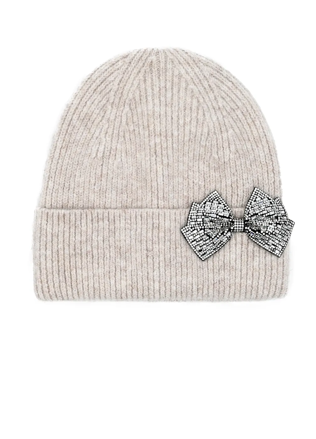 CC Glitter Bow Beanie