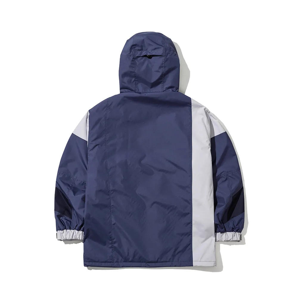 CHAOTIC INCISION HOODIE JACKET NAVY