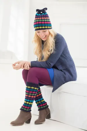 Colorwork Leg Warmers And Hat (Knit)