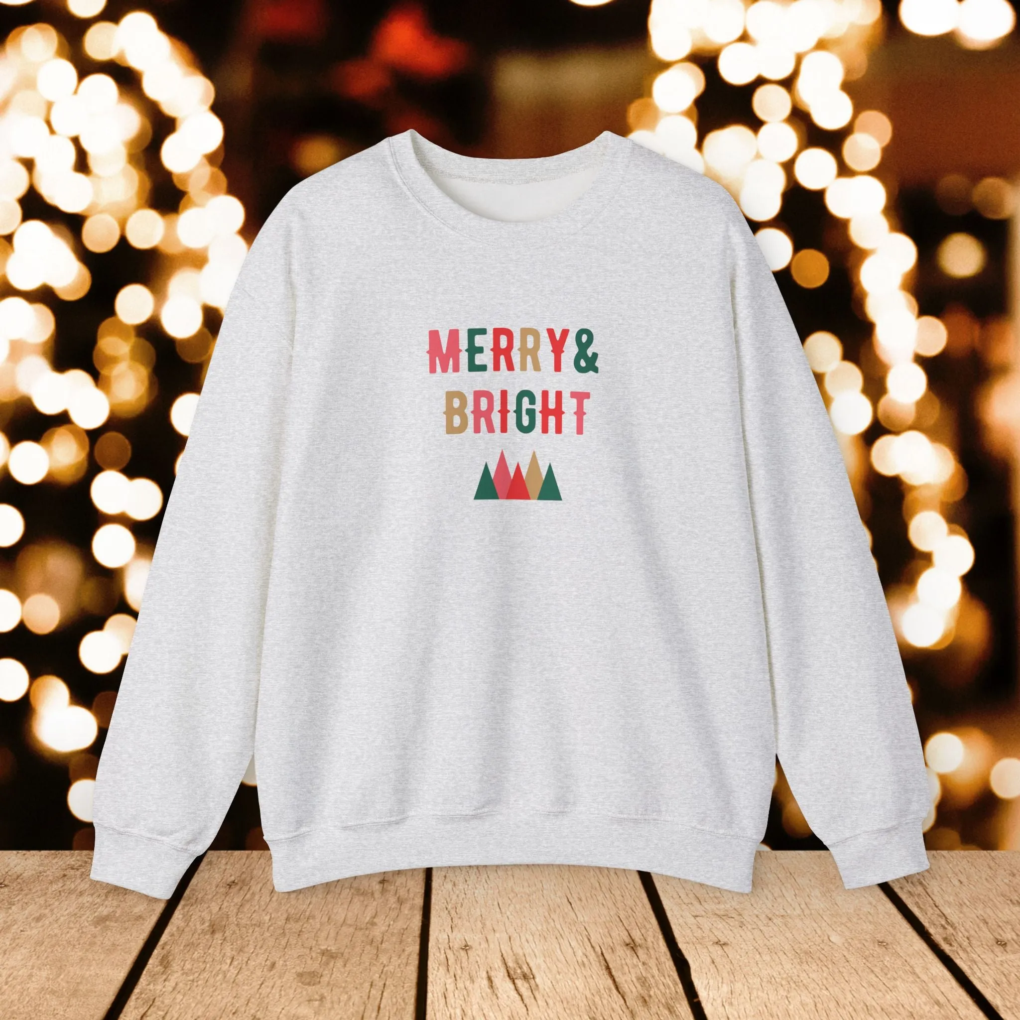 Crewneck Sweatshirt - Merry and Bright Design