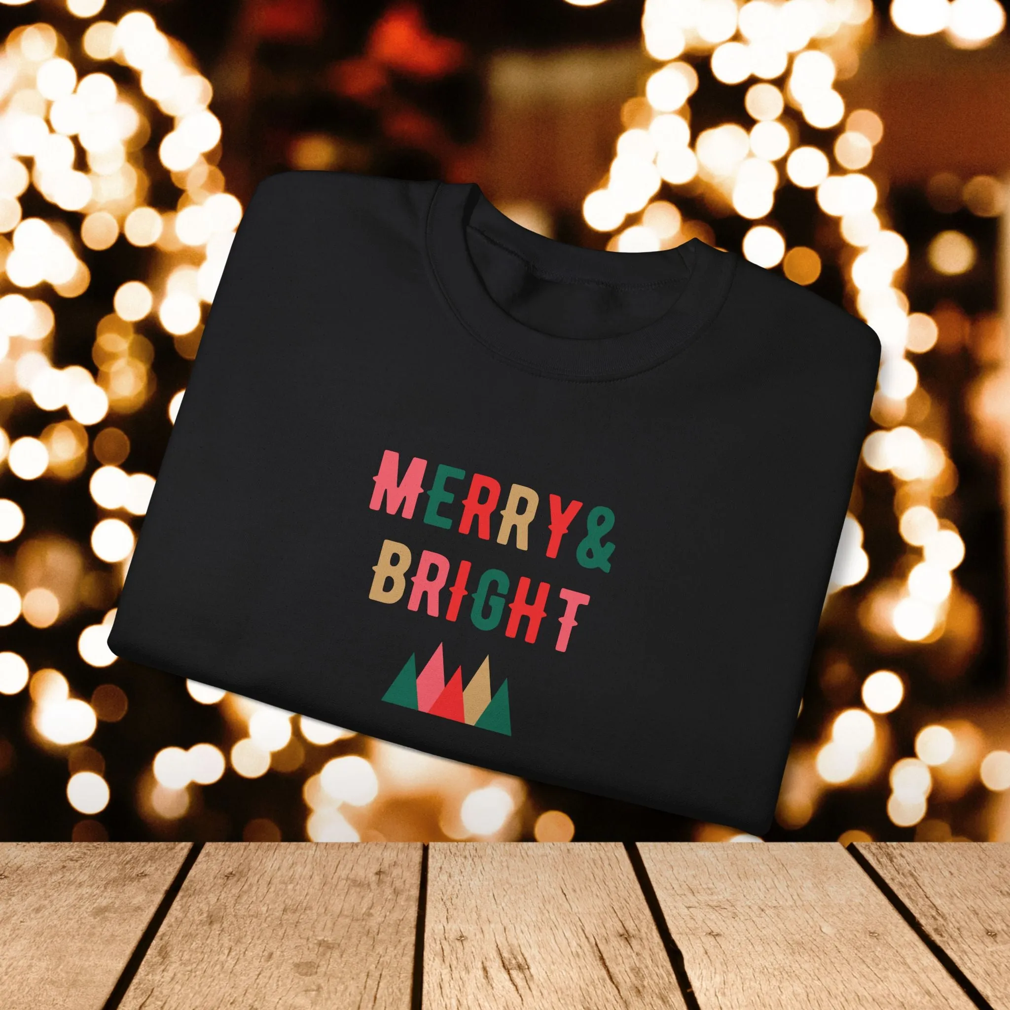 Crewneck Sweatshirt - Merry and Bright Design