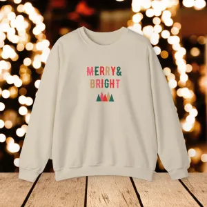 Crewneck Sweatshirt - Merry and Bright Design