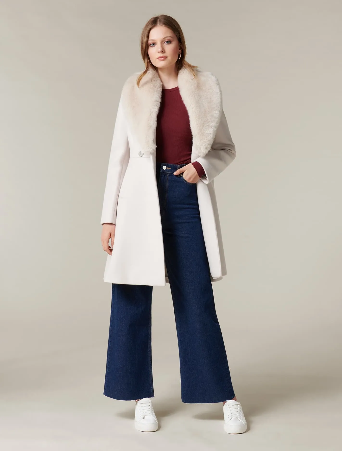 Dale Fur Collar Coat