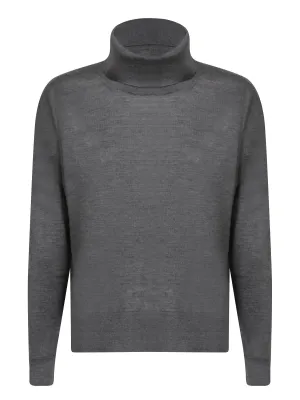 Dark Grey Turtleneck Sweater