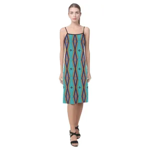 Diamond in the Bluff Turquoise Alcestis Slip Dress