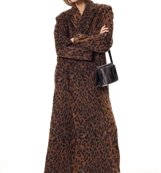 Disira - Leopard print oversized coat