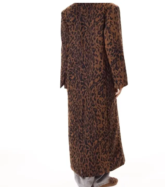 Disira - Leopard print oversized coat