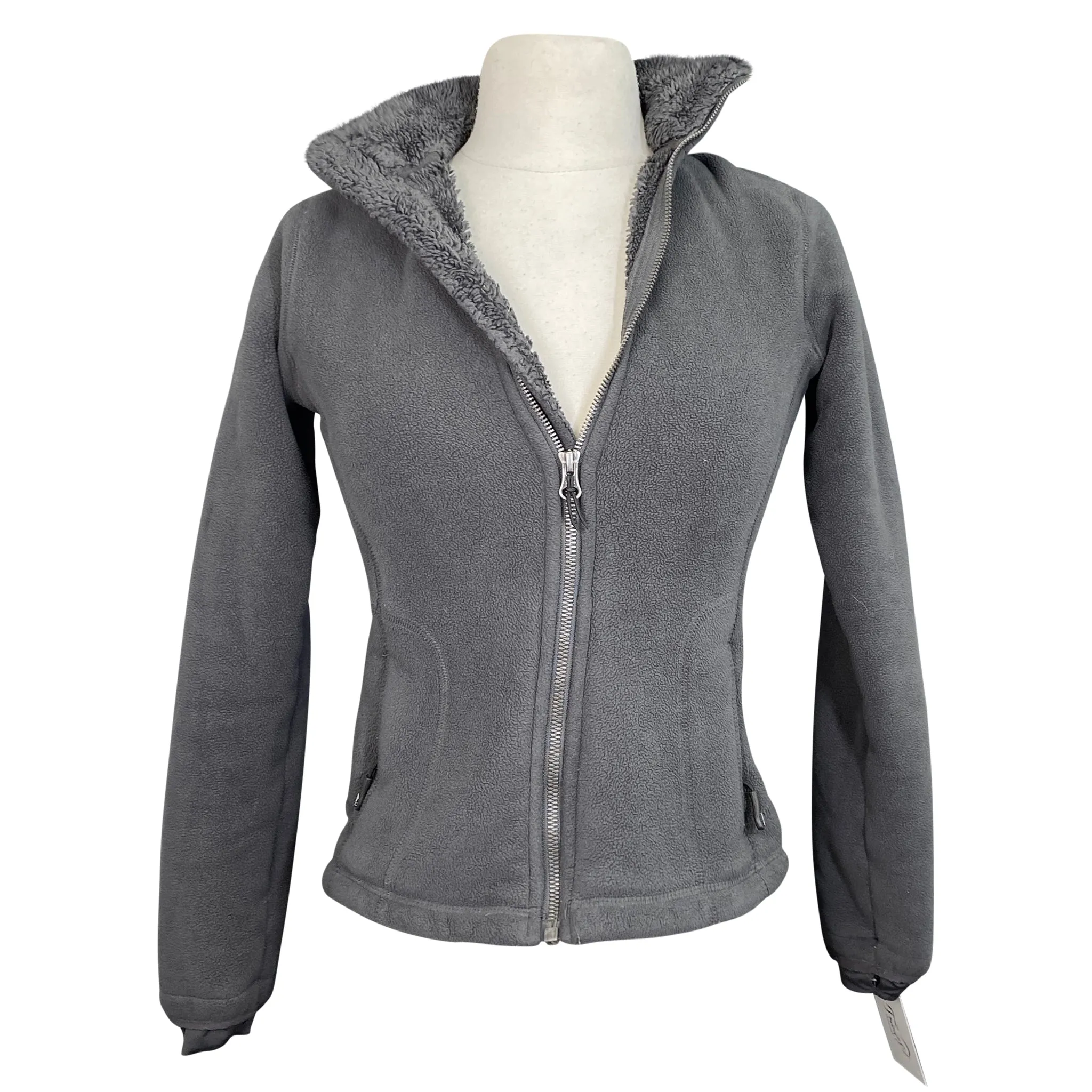 Dover Saddlery Fleece Jacket in Grey - Children's Small