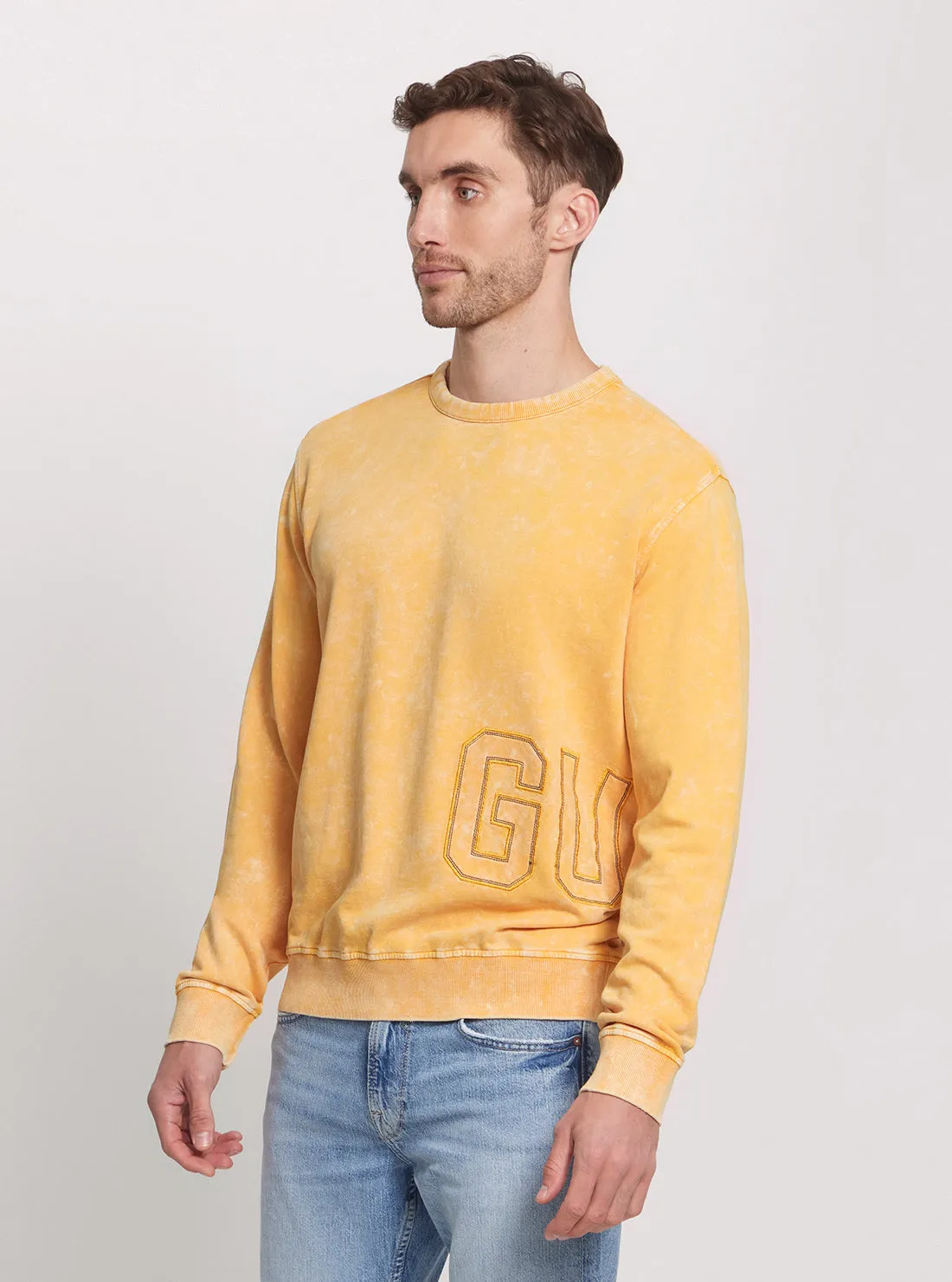 Eco Yellow Logo Jumper