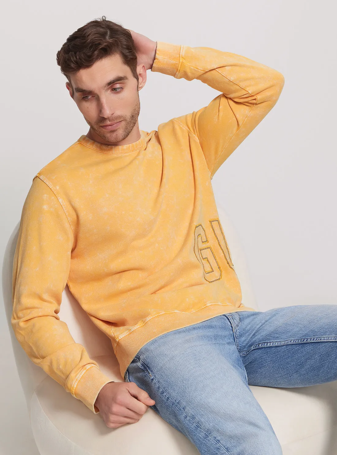 Eco Yellow Logo Jumper