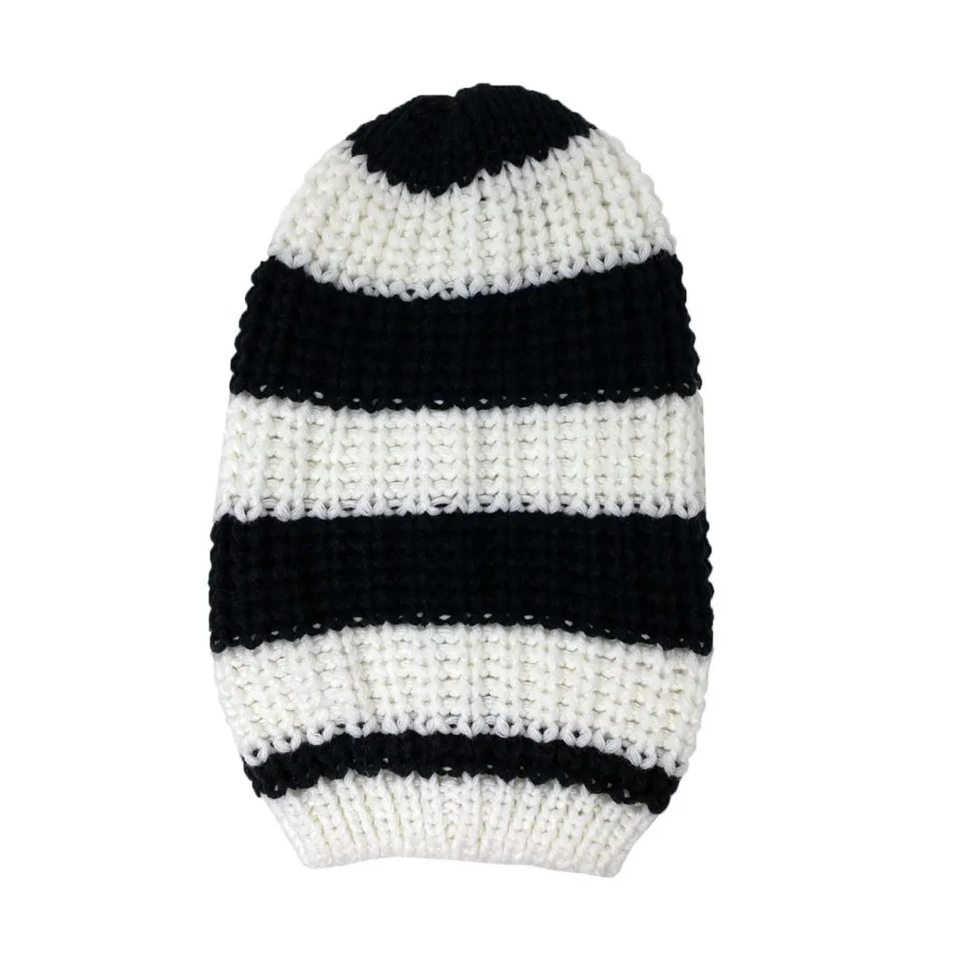 Empire Cove Slouch Long Beanie Winter Warm Knit Two Tone Womens Mens Unisex