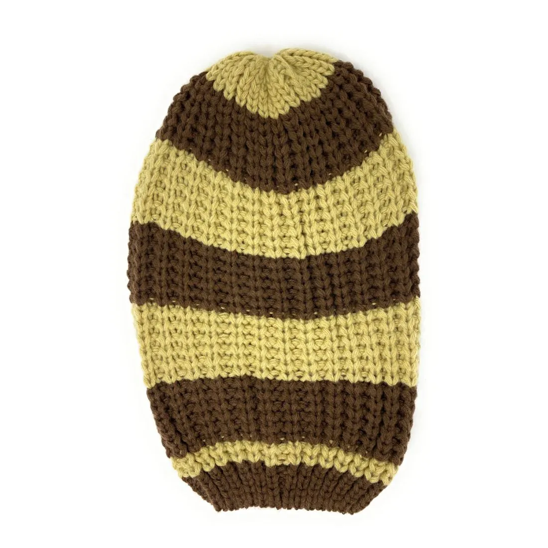 Empire Cove Slouch Long Beanie Winter Warm Knit Two Tone Womens Mens Unisex