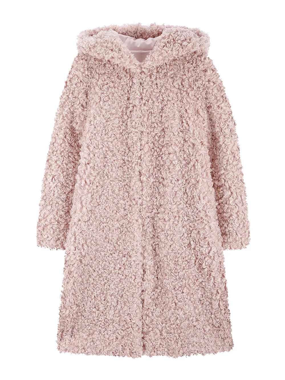 FAUX FUR EVER LONG HOODED COAT