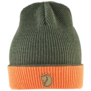 Fjällräven Sörmland Reversable Beanie Dark Olive | Buy Fjällräven Sörmland Reversable Beanie Dark Olive here | Outnorth