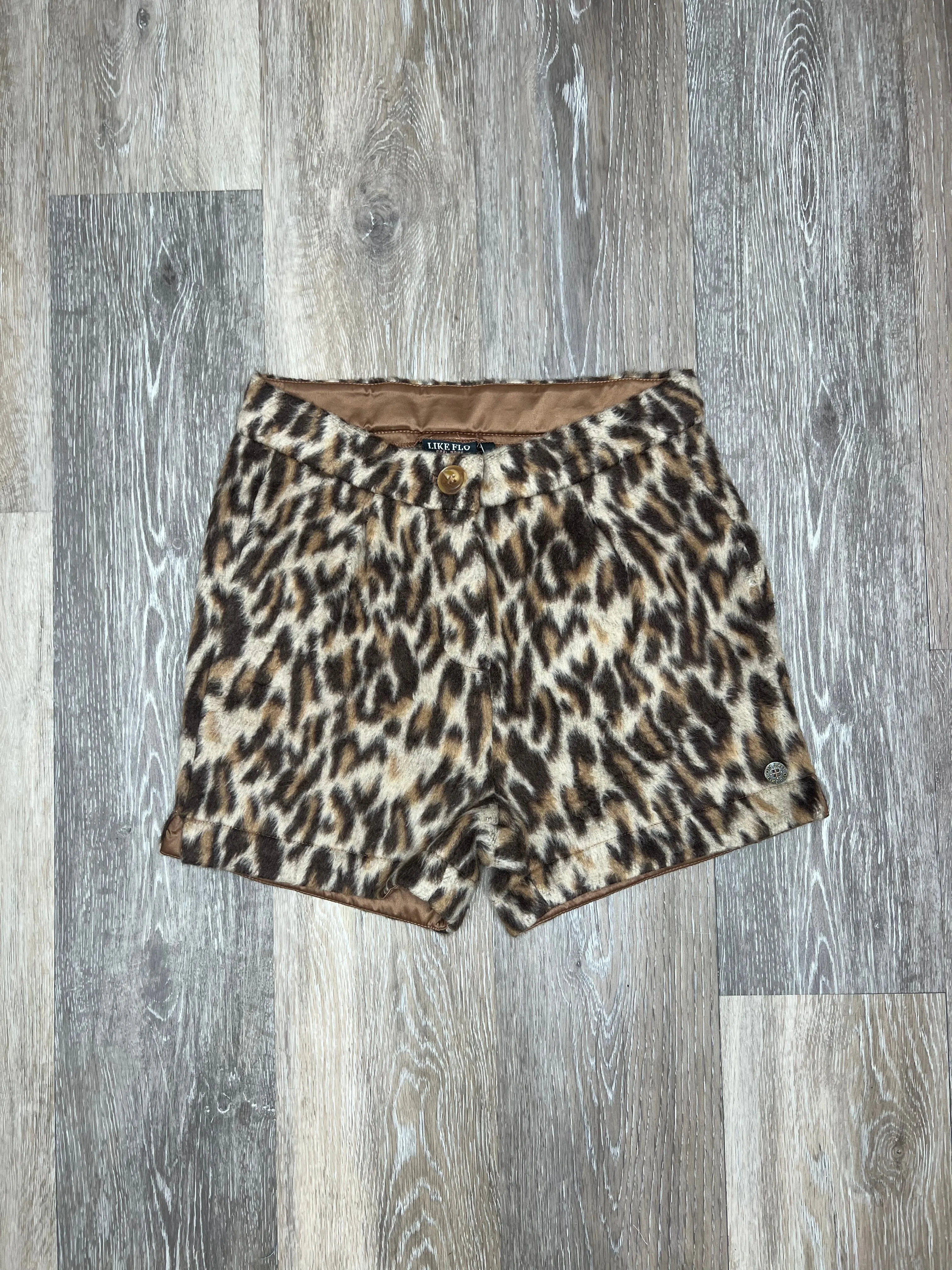 FLO Faux Fur Leopard Short