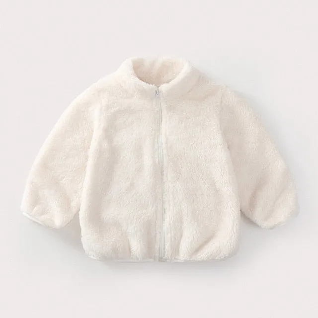 Fluffy Teddy Jacket - Brown Cocoa