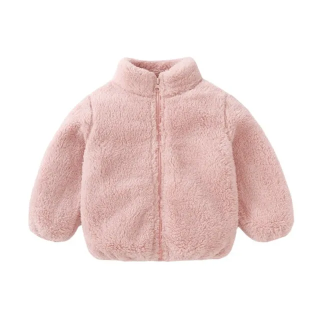 Fluffy Teddy Jacket - Brown Cocoa