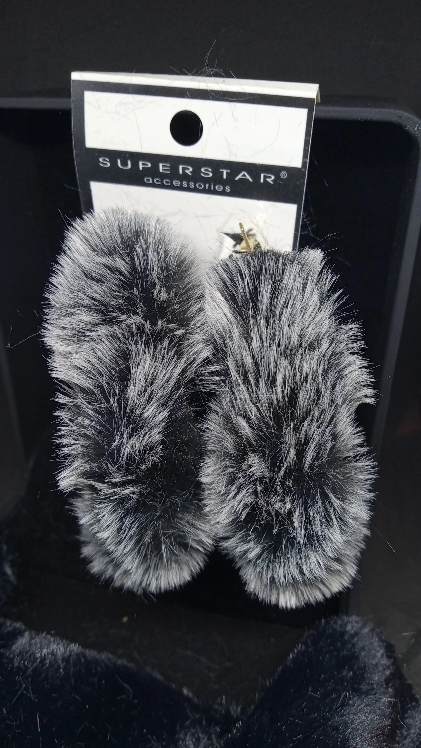 Fur Earrings