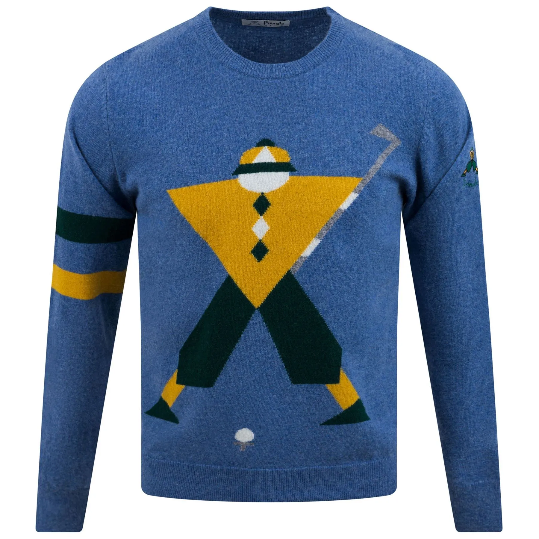 Geometric George Intarsia Knit Denim - SS23