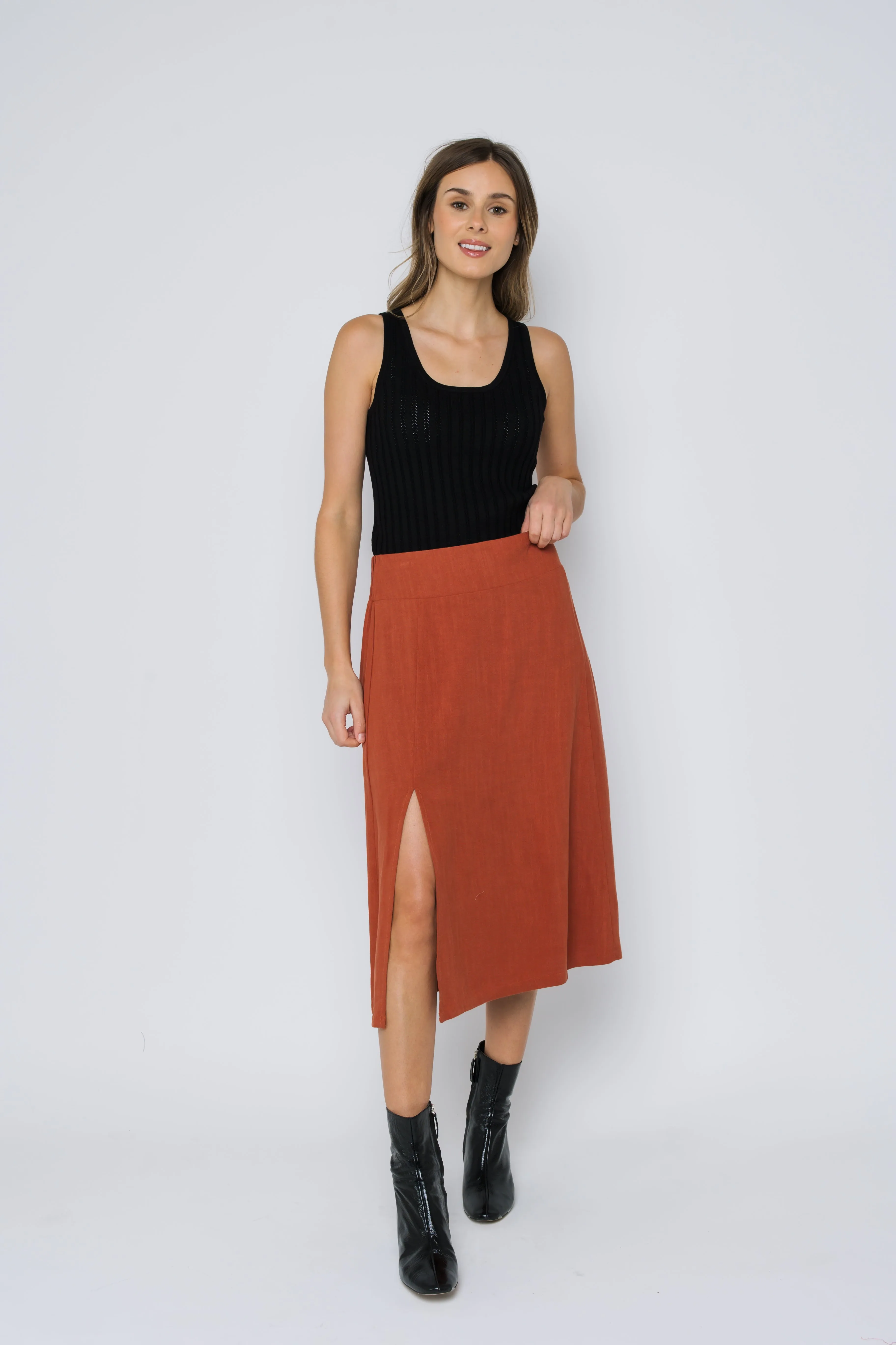 Georgia-Midi Skirt