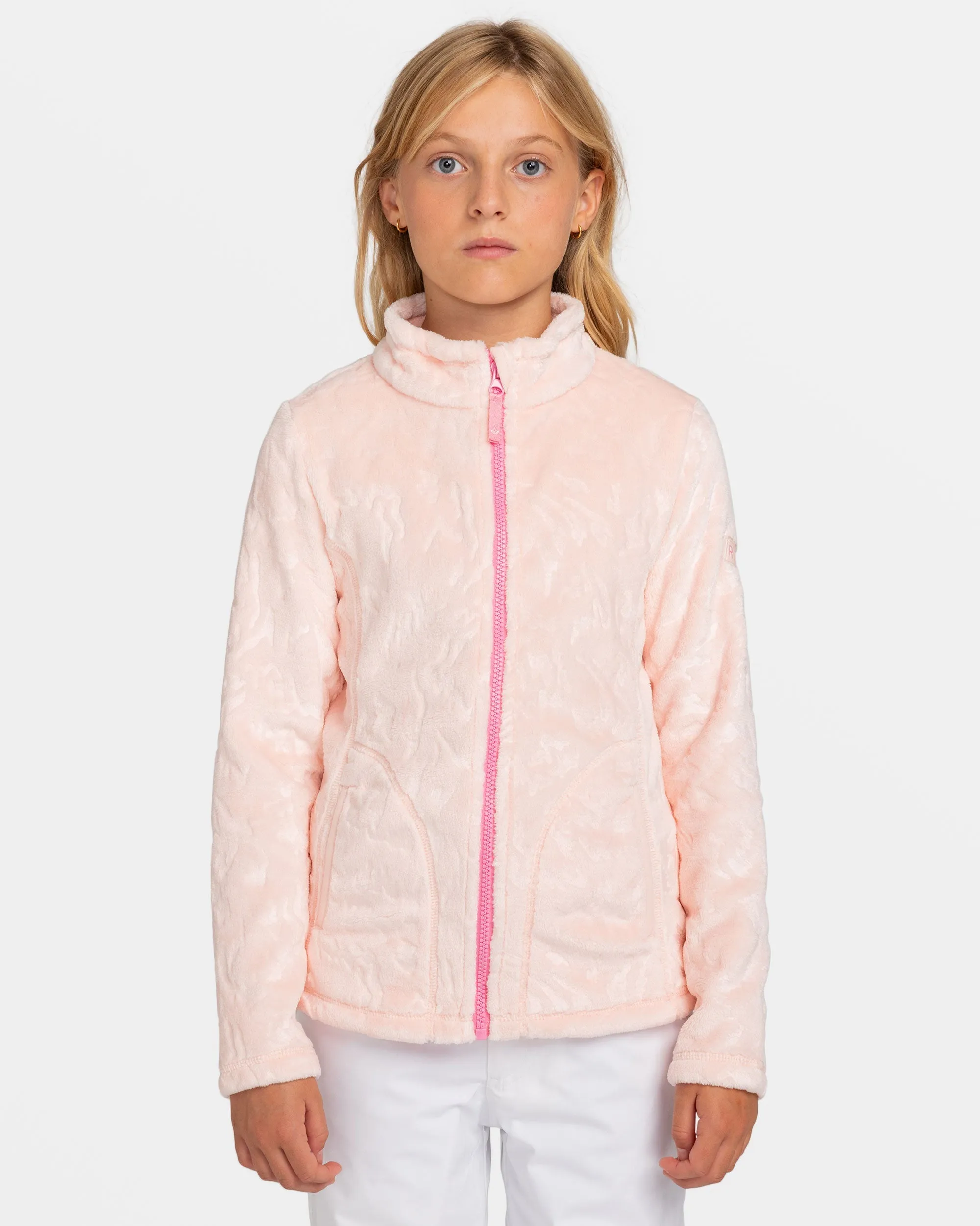 Girls 8-16 Igloo Zip-Up Sweatshirt - Pink Salt