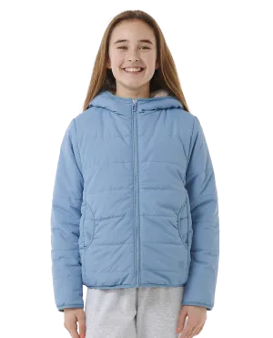 Girls Anti Series Anoeta Classic Jacket in Dusty Blue