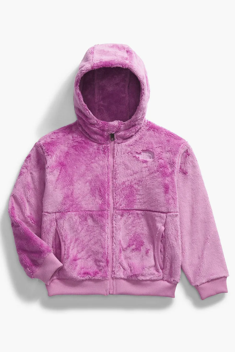 Girls Jacket North Face Osito Full Zip Hoodie Dragonfruit