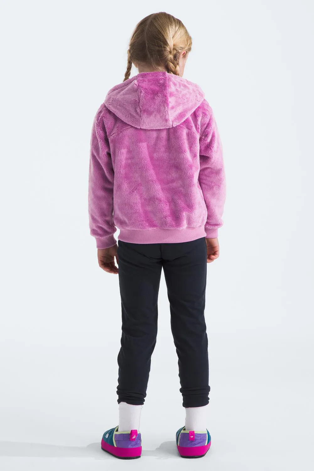 Girls Jacket North Face Osito Full Zip Hoodie Dragonfruit