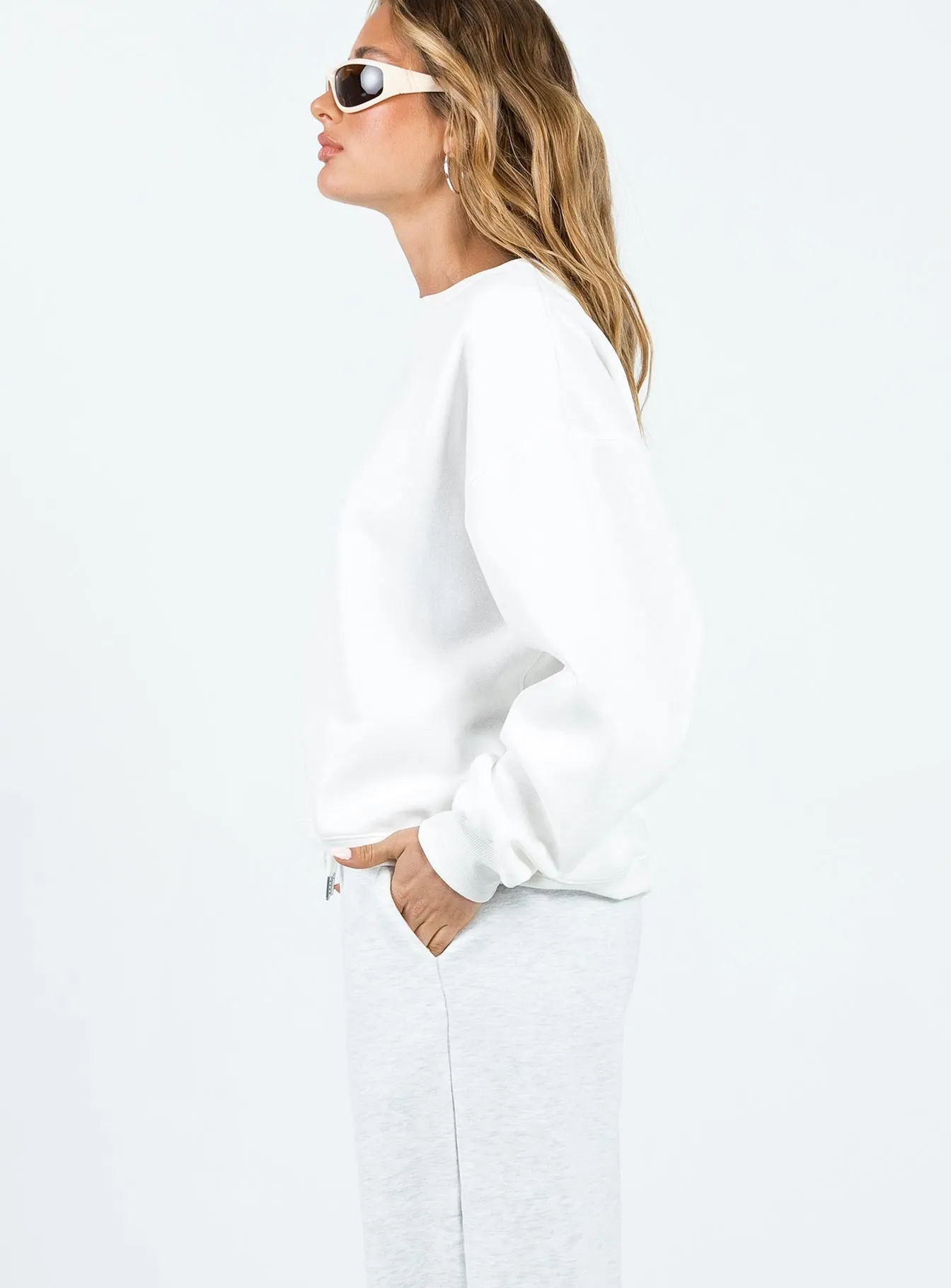 Health Sweatshirt White