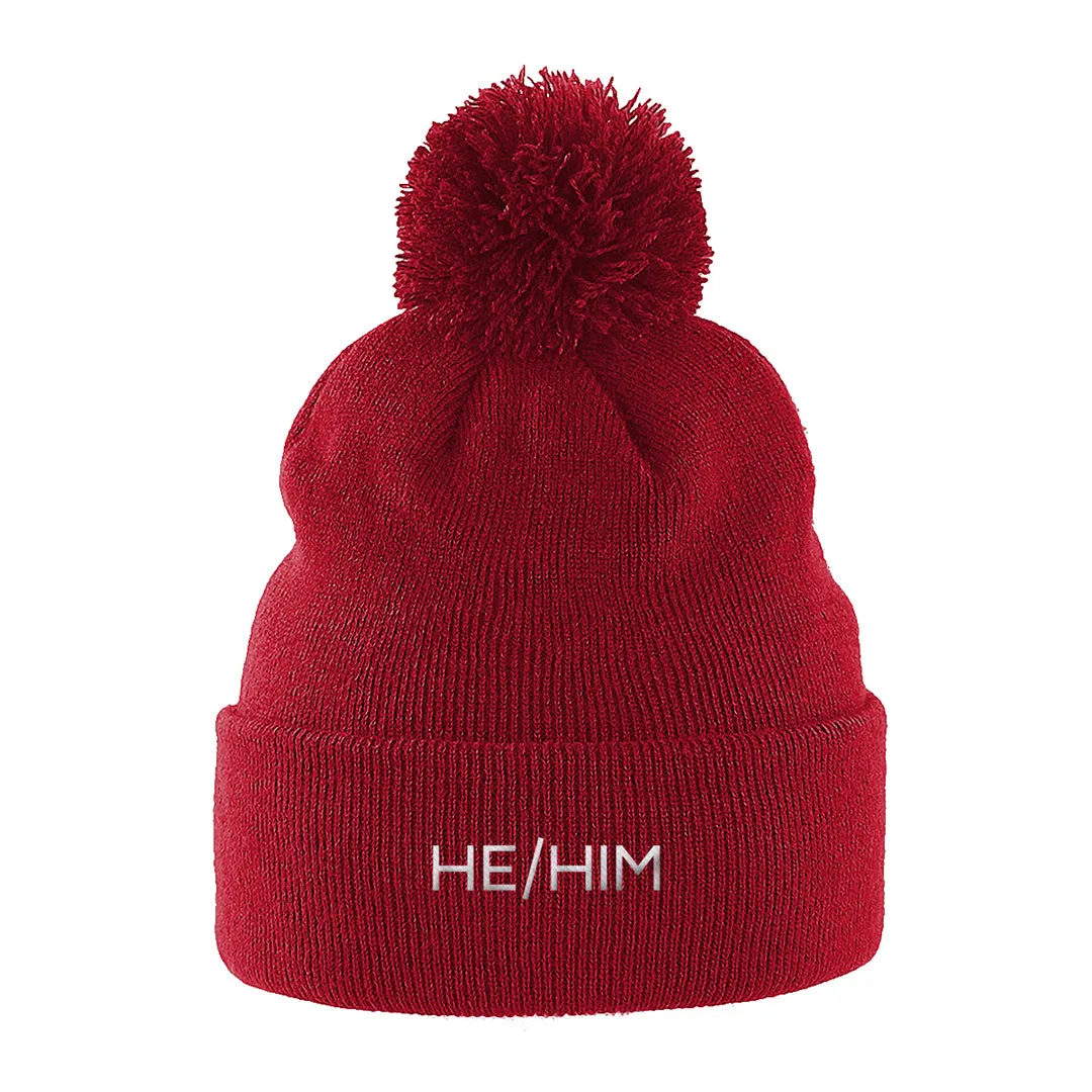 He/Him Pronouns Beanie Hat