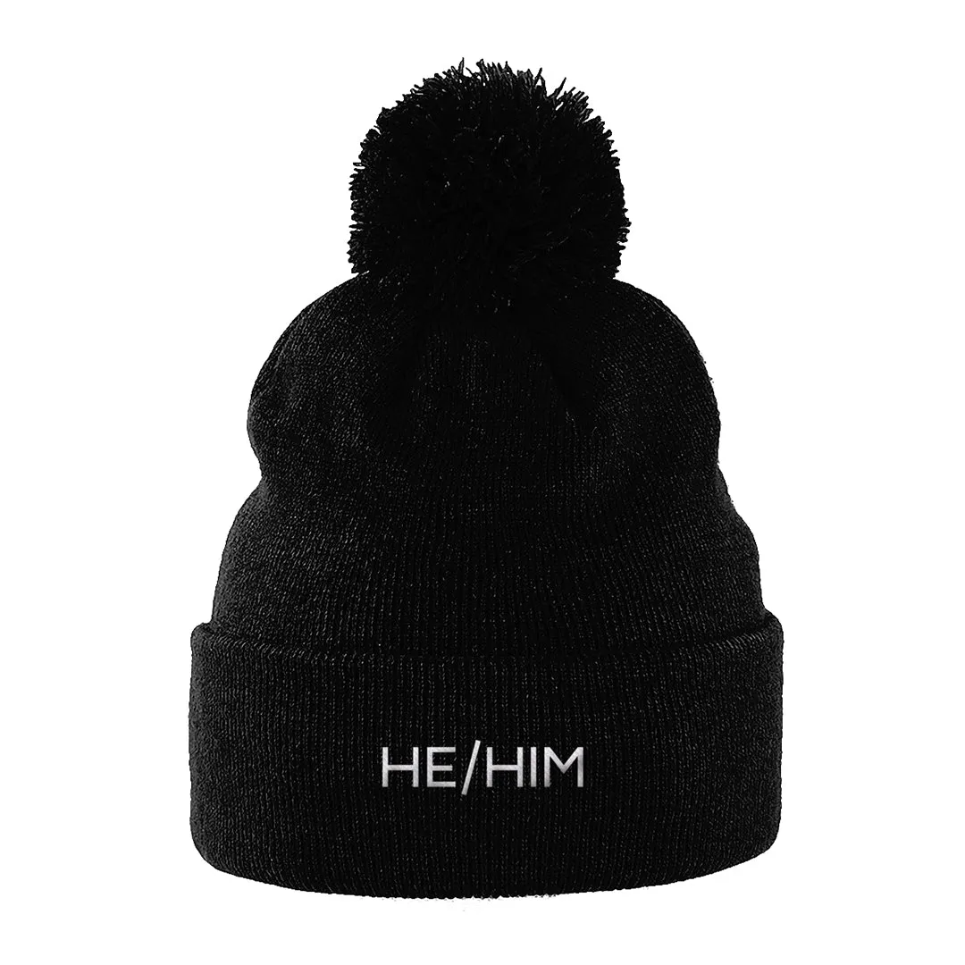 He/Him Pronouns Beanie Hat